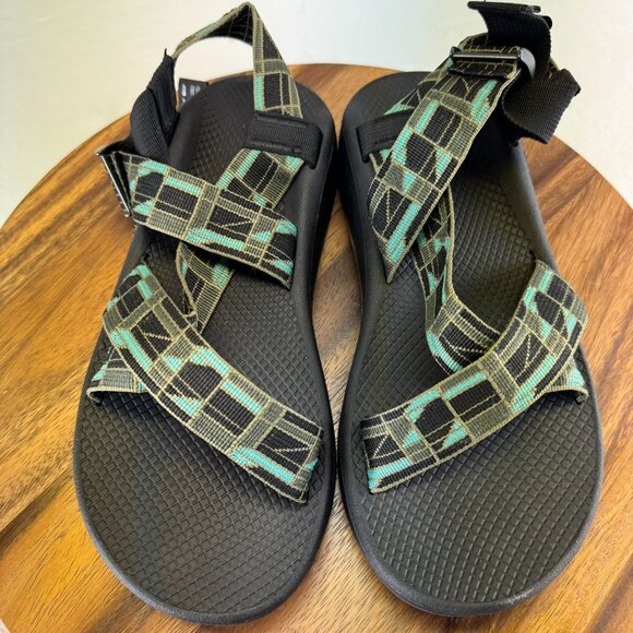Chaco Men\'s Z/Cloud Sandal Ending Navy Size 11 Chacogrip Luvseat Green Black NEW